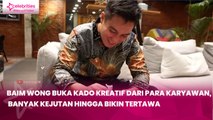 Baim Wong Buka Kado Kreatif dari Para Karyawan, Banyak Kejutan hingga Bikin Tertawa