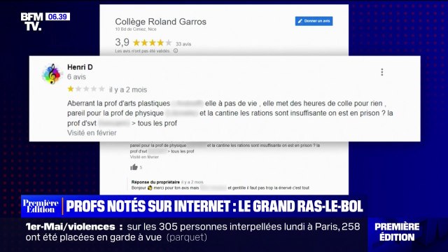 La prof d'arts plastiques elle a pas de vie : les enseignants des Alpes-Maritimes inquiets après la multiplications des avis Google