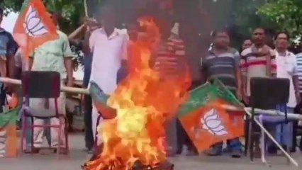 ময়নাঃ বিজেপি নেতা খুন!১২ ঘন্টার বনধে উত্তপ্ত ময়না