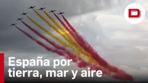 Las vertiginosas acrobacias el Ejército en el cielo de Málaga