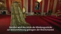 Prunkvolle Goldgewänder für Charles III. bei seiner Krönung