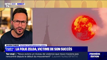 Pour Julien Chieze, youtubeur spécialiste des jeux vidéos, le nouveau Zelda offre "une liberté assez rare et jubilatoire"