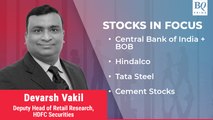Stocks In Focus | Railway Stocks, Central Bank of India, Hindalco, Tata Steel & More | BQ Prime