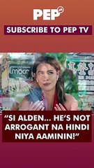 Bea Alonzo on Alden Richards: "He's not arrogant na hindi niya aaminin!" #PEPThrowback #Shorts