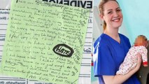 ‘There are no words to make this easier’: Lucy Letby wrote card to parents of baby she is accused of murdering