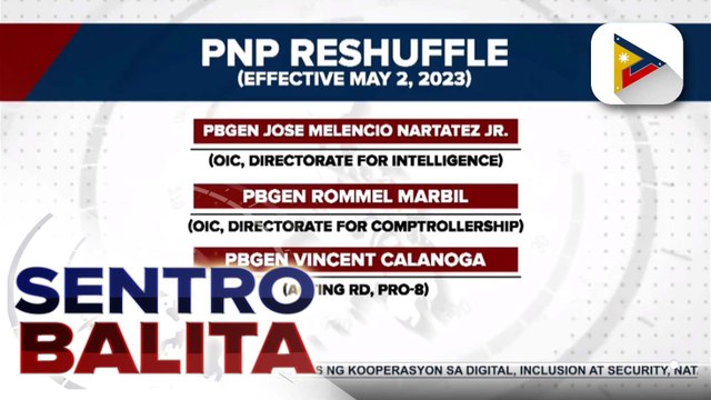 Balasahan sa ilang senior PNP officers, ipinatupad ni PNP chief Acorda