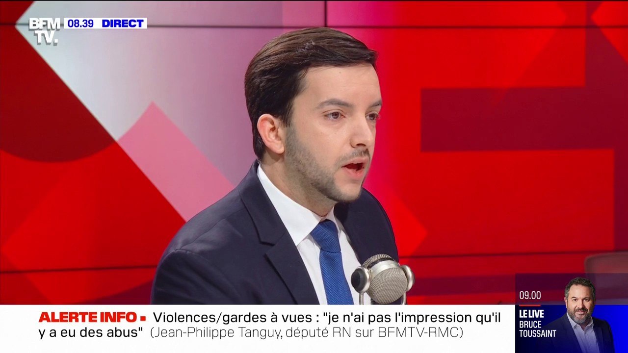"Il était là pour se payer Marine Le Pen": Jean-Philippe Tanguy réagit à l'interview de Gérald Darmanin sur BFMTV-RMC