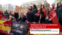 Reynolds and McElhenney join Wrexham parade