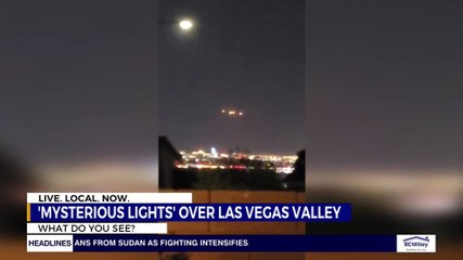 Mysterious Lights Over Las Vegas: Unexplained Phenomenon Captured on Camera!