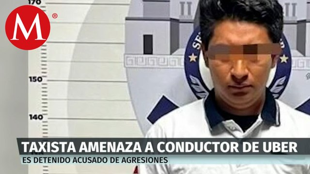 Taxista amenaza a conductor de Uber en Cancún y lo detienen: te voy pegar tres balazos
