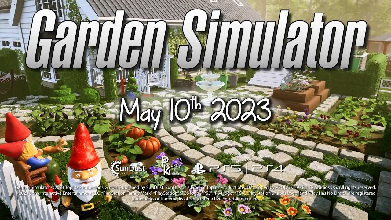 Garden Simulator Gameplay Trailer PS