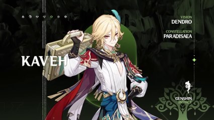 Genshin Impact - Kaveh : Aspirations lointaines