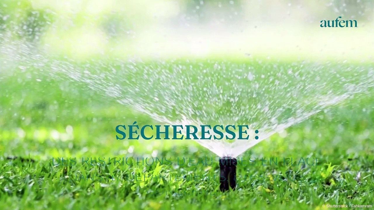 Sécheresse : des restrictions d'eau mises en place dans 47 départements, êtes-vous concerné ?