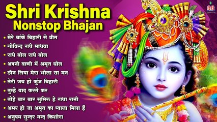 Shri Krishna Nonstop Bhajan - Best Bhajan Shri Radhe Krishna ~ @bankeybiharimusic