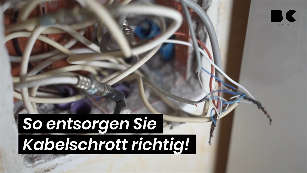 So entsorgen Sie Kabelschrott richtig!