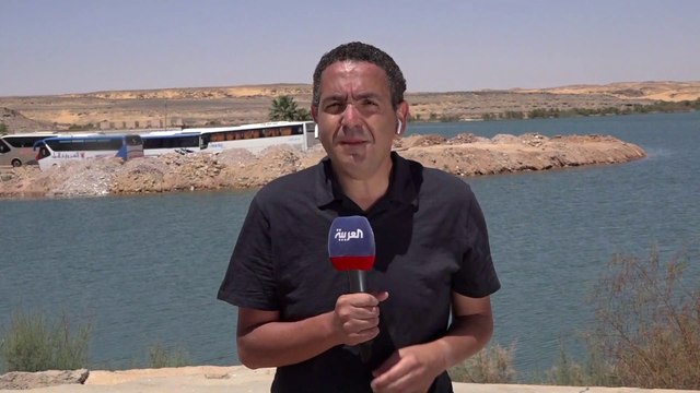 مراسل #العربية أحمد عثمان: استمرار عبور النازحين من #السودان إلى #مصر.. والغالبية تتوافد عبر منفذ قسطل البري