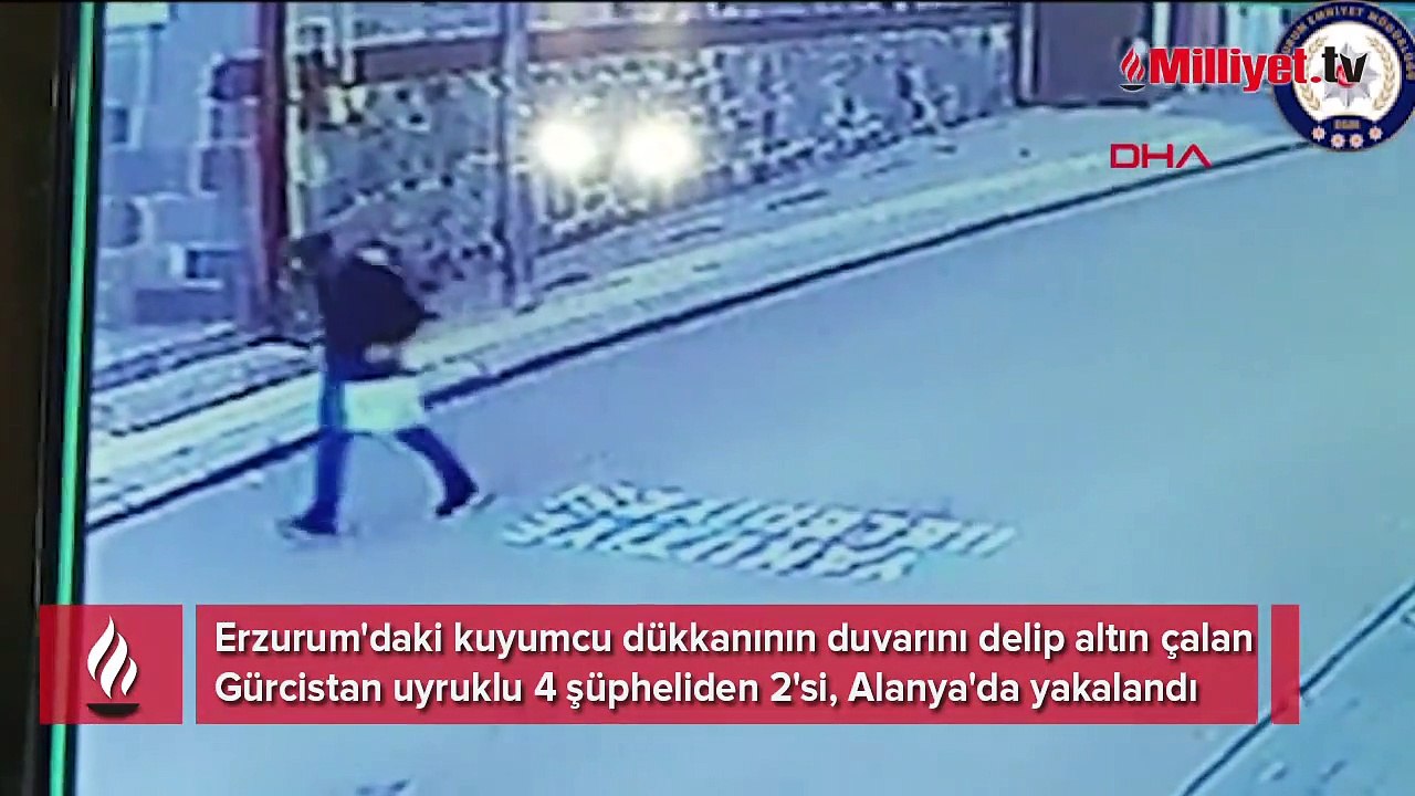 Erzurum'da duvarı delip kilolarca altın çaldılar! Şoke eden detay ortaya çıktı