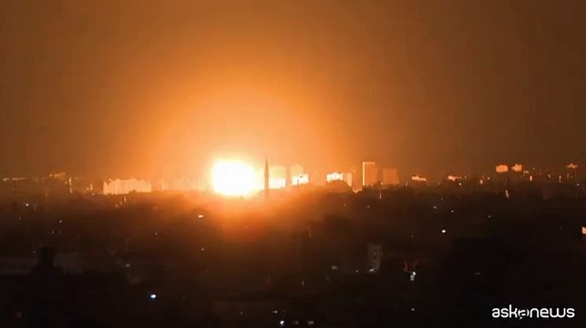 M.O., attacchi aerei israeliani sulla Striscia di Gaza