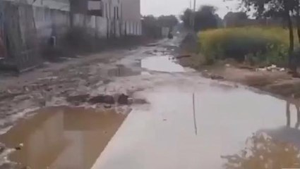 मैनपुरी: जलभराव और गंदगी के बीच नारकीय जीवन जीने को मजबूर हुए ग्रामीण