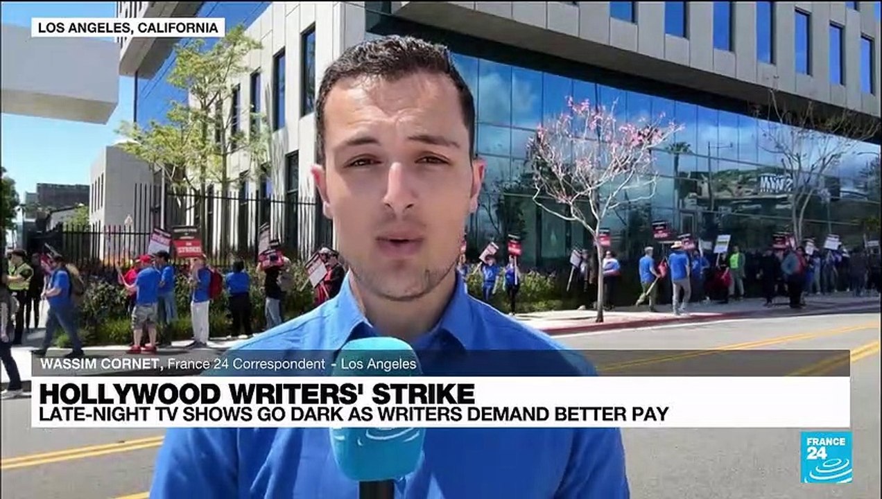 Hollywood writers begin strike, late-night shows go dark