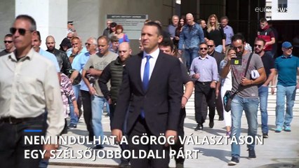 Nem indulhat a görög választáson egy szélsőjobboldali párt