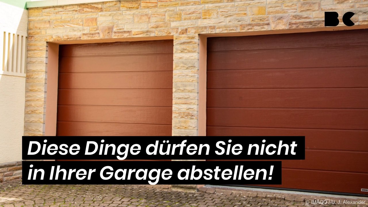 Bußgeld droht: Diese Dinge dürfen Sie nicht in Ihrer Garage abstellen!