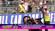 Gaziantep'te Gençlik Oyunları ve Motosiklet Akrobasi Şovu
