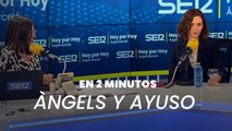 Entrevista de Àngels Barceló a Díaz Ayuso en 2 minutos: 