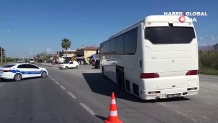 Korkunç an kamerada! Depremden kurtuldu, otobüsten kopan lastiğin çarpmasıyla can verdi