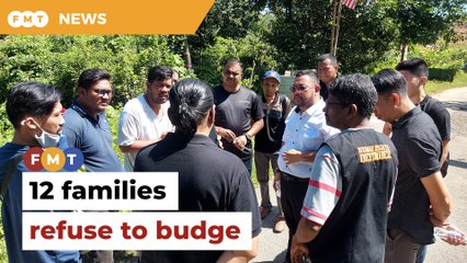 Standoff in Rawang village as developer seeks to demolish 12 houses