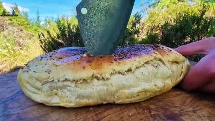 Cheese Beef XL Sandwich ASMR cooking