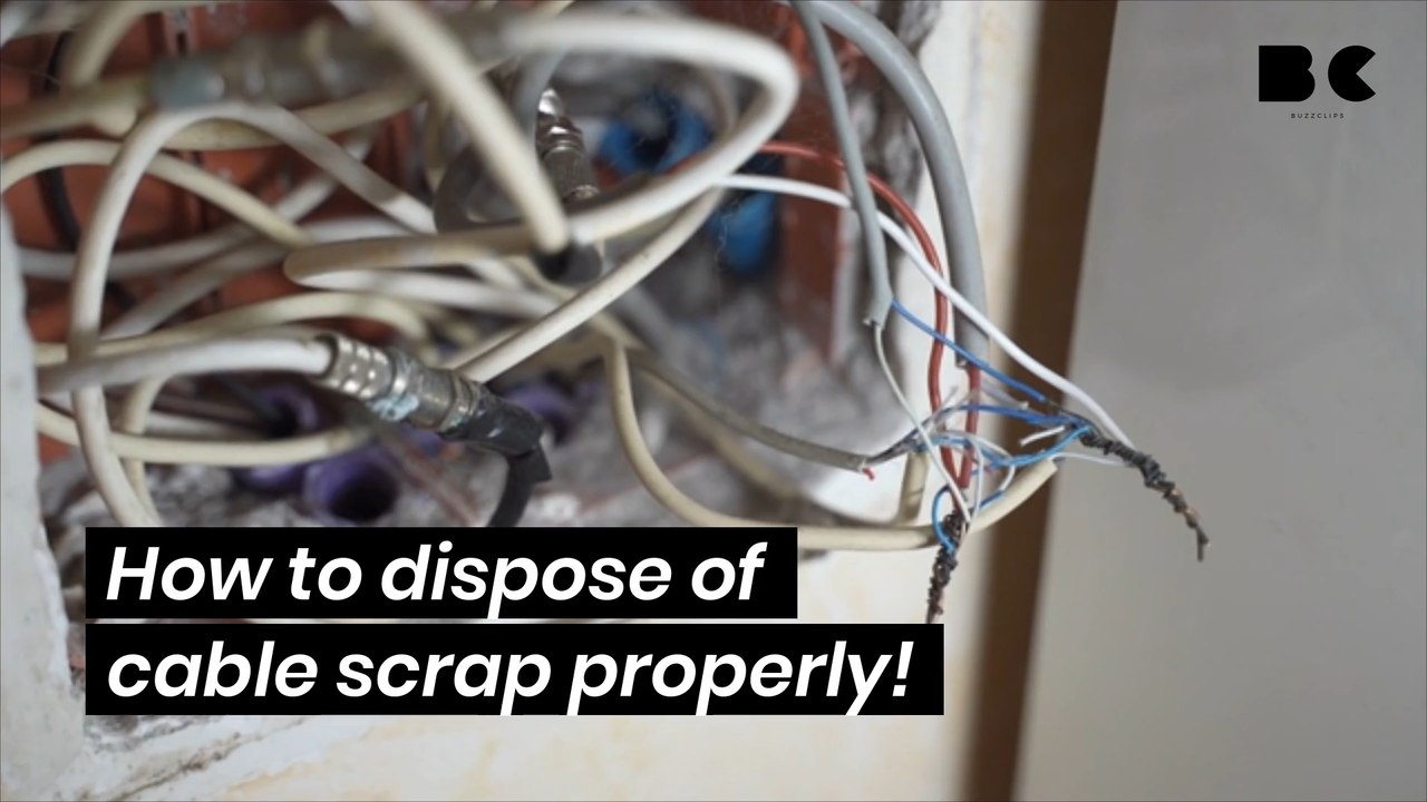 How to dispose of cable scrap properly! - video Dailymotion