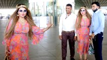 Rakhi Sawant का एअरपोर्ट पर दिखा एकदम जुदा अंदाज़, फैन्स को शायरी से किया खुश