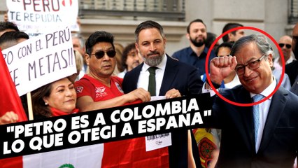 Abascal (VOX) denuncia la ‘alfombra roja’ del Gobierno de Sánchez a Petro