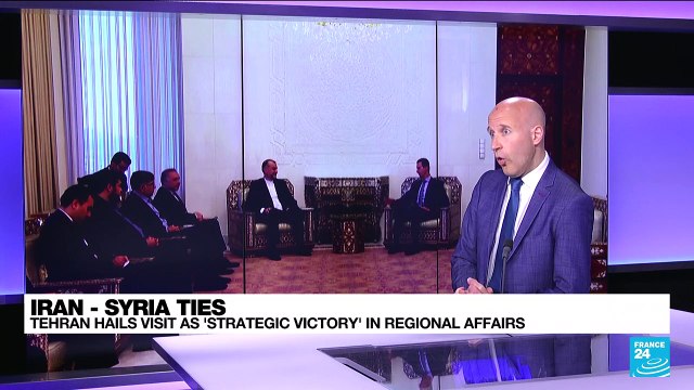 Iranian president in Damascus for first visit since Syrian war began