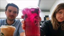 Trying the new drinks on offer at Starbucks