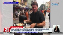 Nag-viral na litrato raw ng mga personalidad sa Divisoria, likha lang ng AI software | 24 Oras