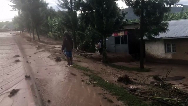 شاهد: أكثر من مائة قتيل جراء الأمطار الغزيرة في رواندا