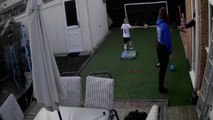 Oblivious Father accidently shots her son with a toy arrow