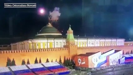 Video claims to show alleged Ukrainian drone attack on Kremlin