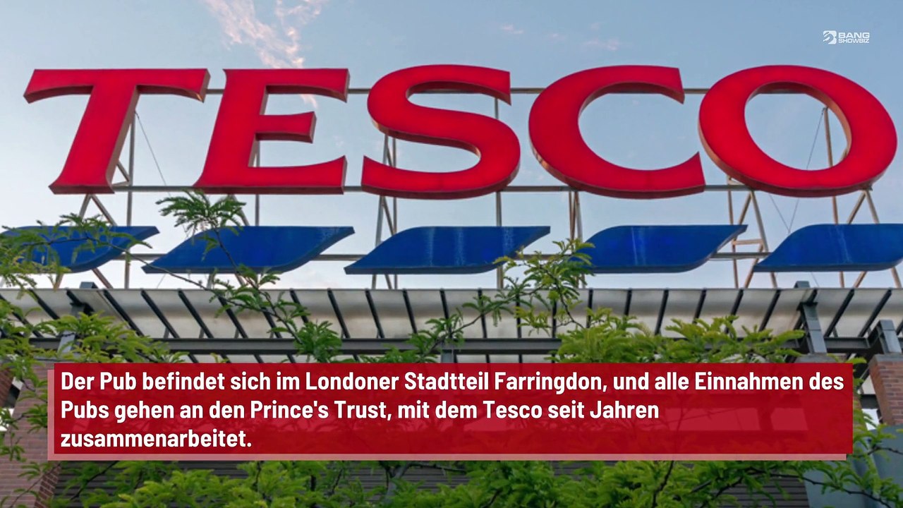 Tesco eröffnet anlässlich der Krönung von König Charles sein erstes Pub