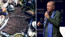 Rize mitinginde gördüğü manzara Erdoğan'ı mest etti: Bugün bir başka