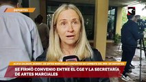Se firmó convenio entre el CGE y la secretaría de artes marciales