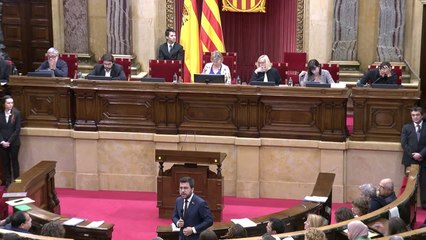 Pere Aragonès: "Estamos tomando medidas para determinar las responsabilidades"