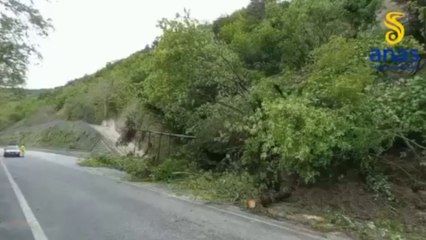 Il fiume Lamone in piena a Mezzano, le immagini