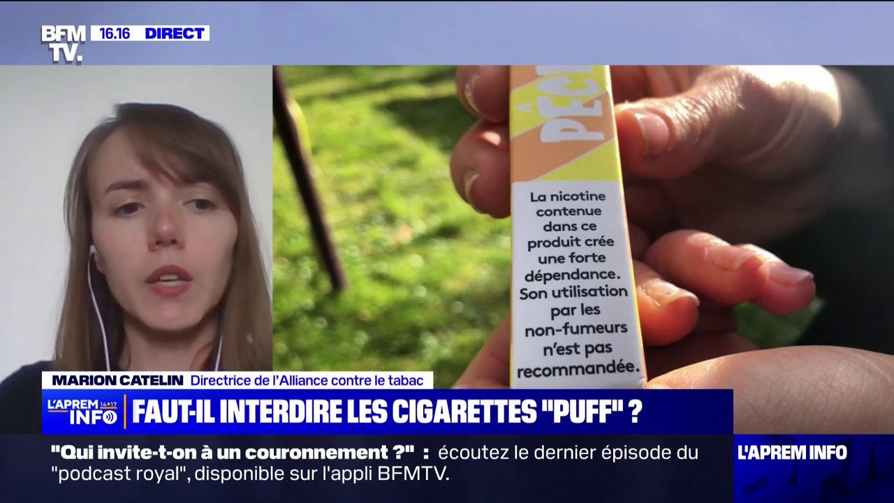 Cigarettes électroniques "puff": "Un marketing...