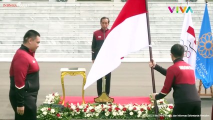 Lepas Atlet RI ke Sea Games, Jokowi Tuntut Naik Peringkat