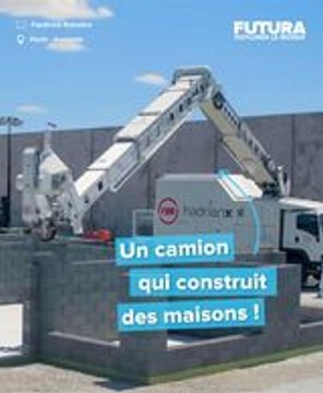 Maçonnerie : Découvrez le robot qui construit une maison en quelques heures !
