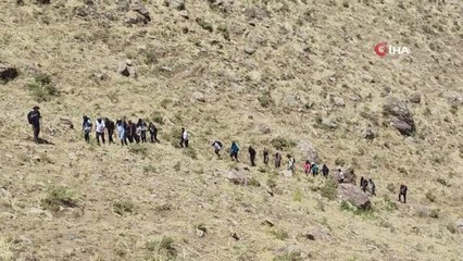 Yüksekova'da engerek yılanı görüntülendi