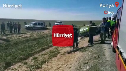 Скачать видео: Konya’da hafif ticari araç ile otomobil çarpıştı: 5 ölü, 2 yaralı